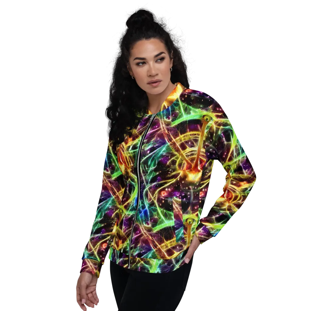 Stellar Thicket on Bomber Jacket — Left