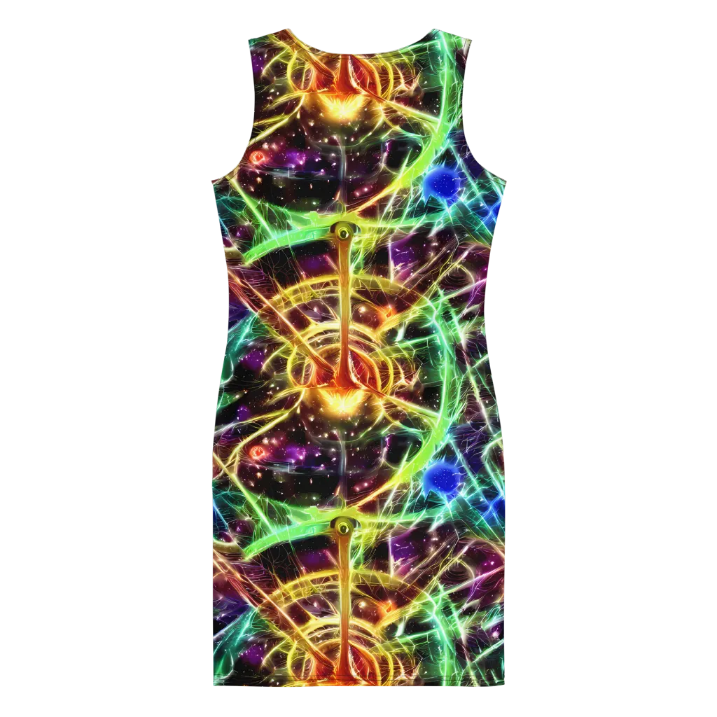 Stellar Thicket on Bodycon Dress — Back