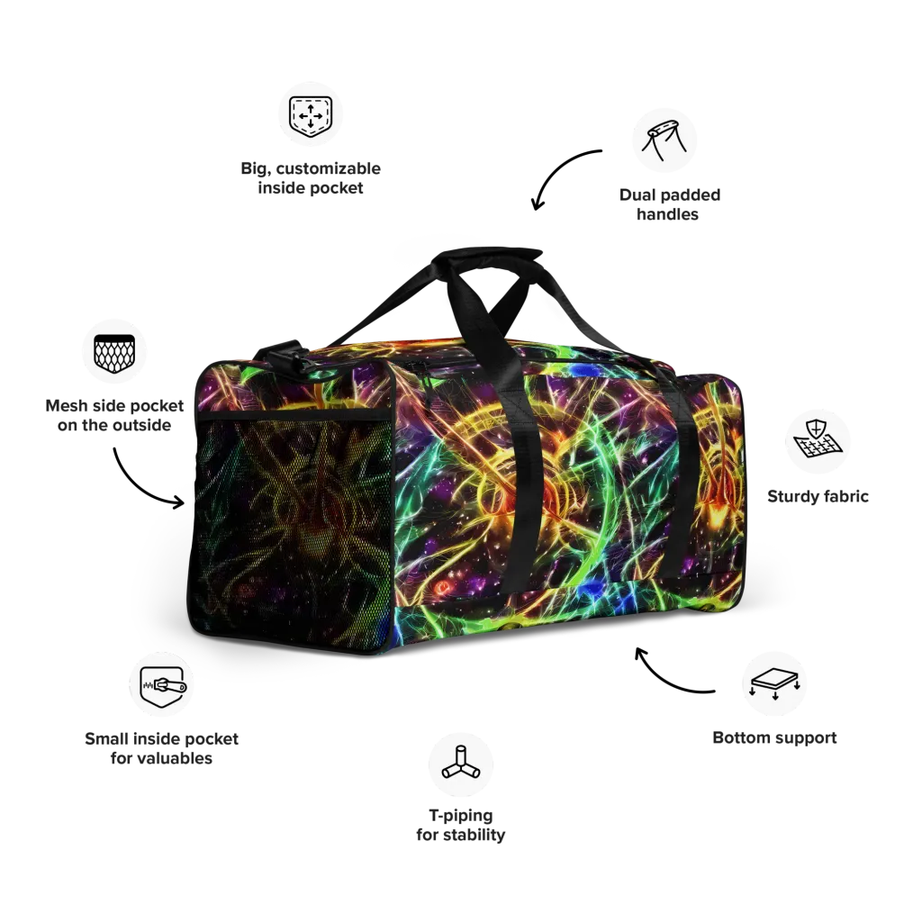 Stellar Thicket on Duffle Bag — Right Front