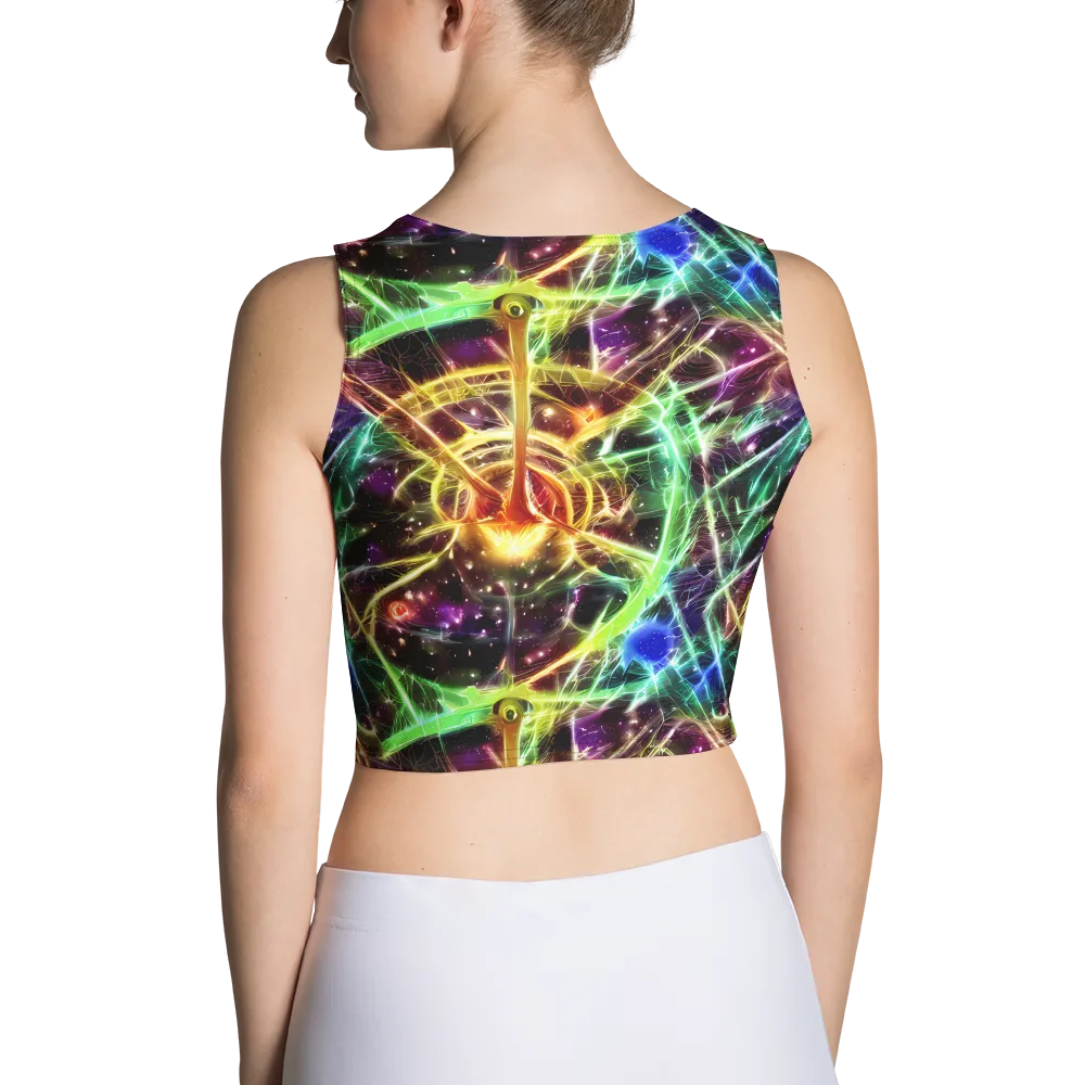 Stellar Thicket on Crop Top — Back