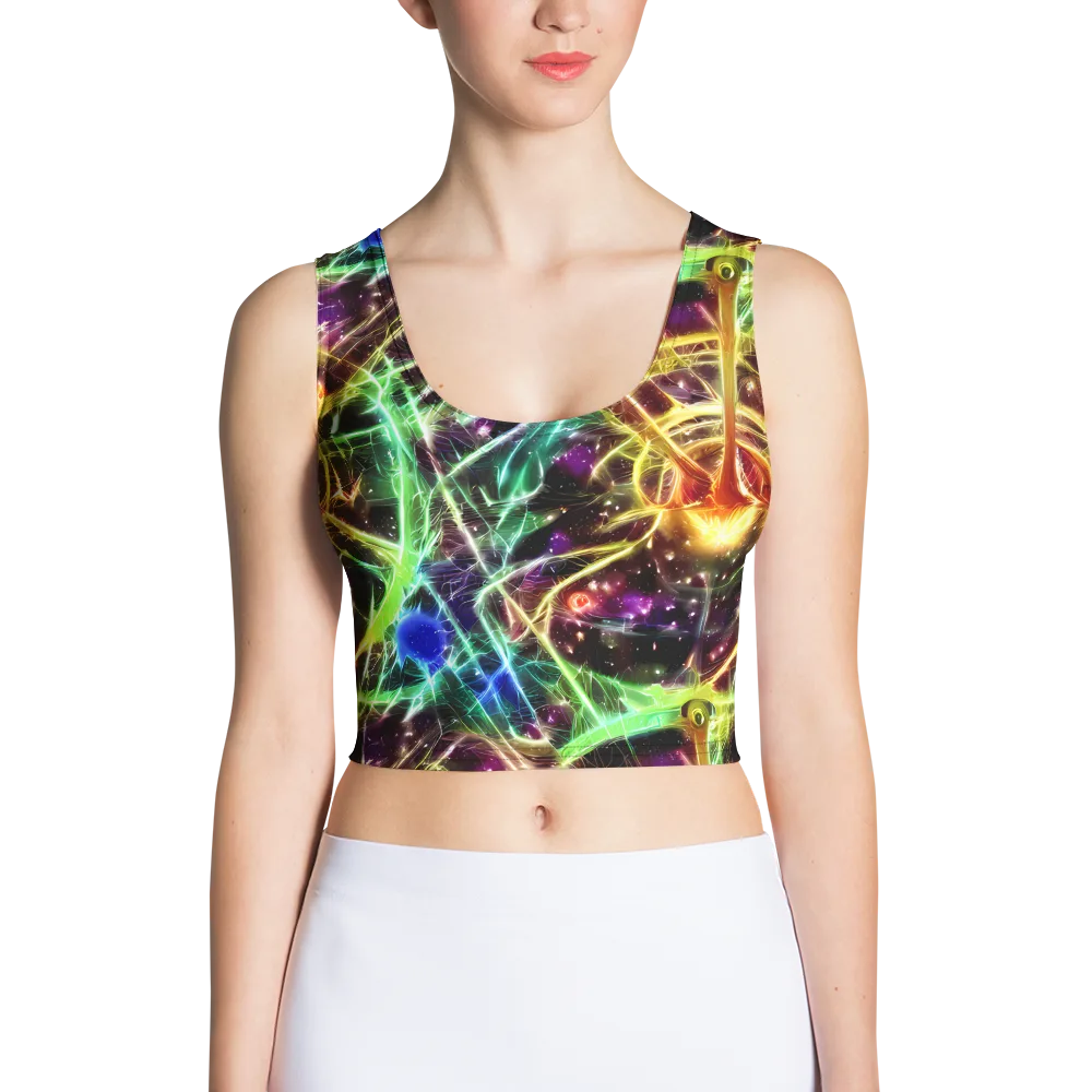 Stellar Thicket on Crop Top — Front