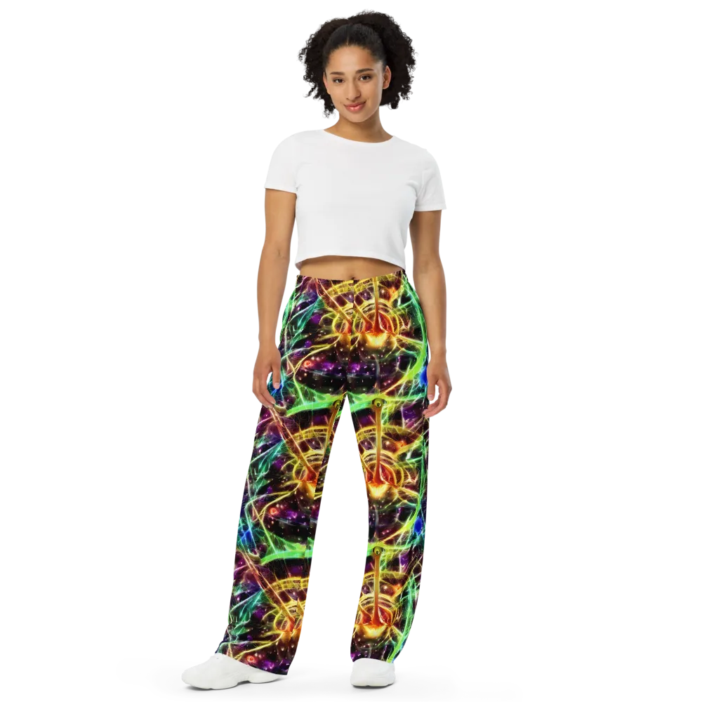 Stellar Thicket on Wide-Leg Pants — Front