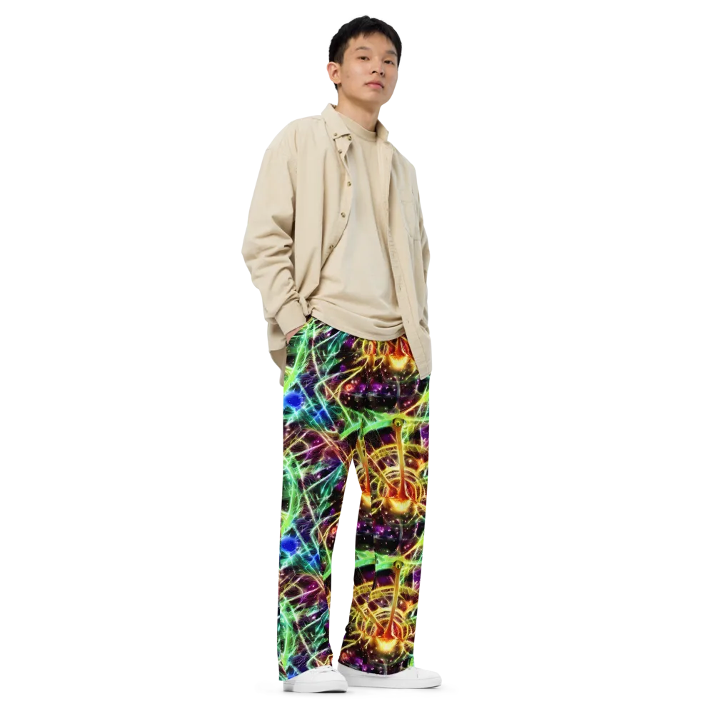 Stellar Thicket on Wide-Leg Pants — Right Front