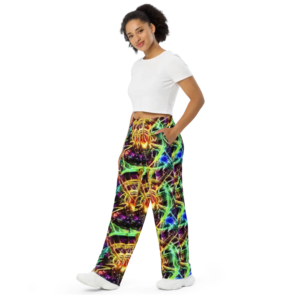 Stellar Thicket on Wide-Leg Pants — Left Front
