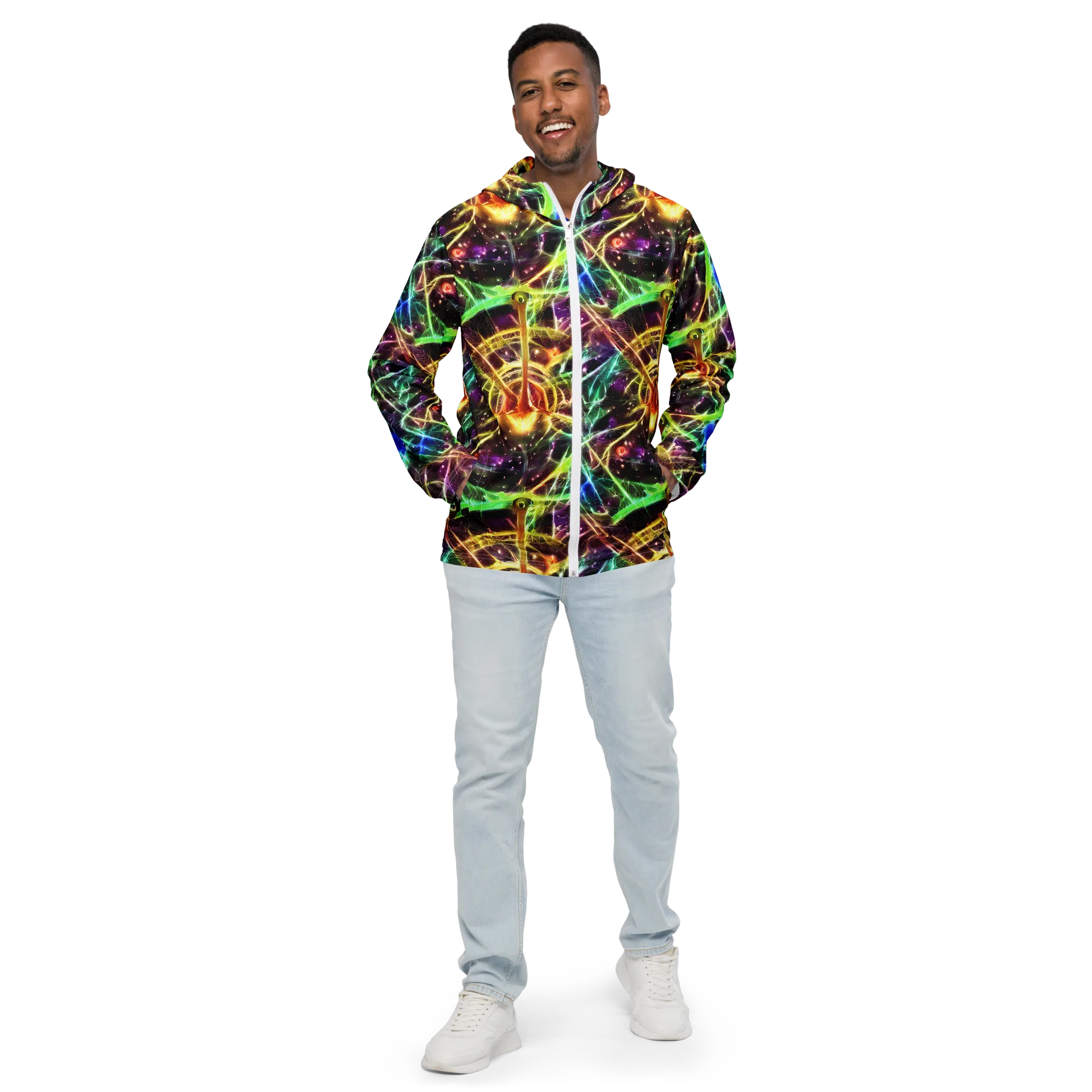 Stellar Thicket on Men's Windbreaker — Front