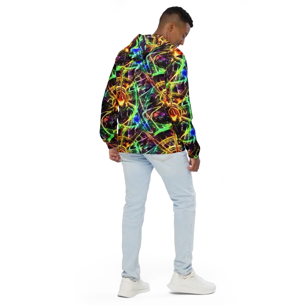 Stellar Thicket on Men's Windbreaker — Back