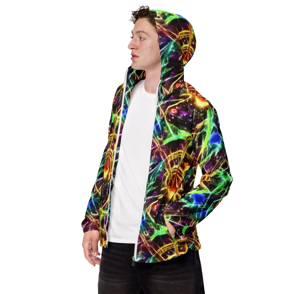 Stellar Thicket on Men's Windbreaker — Left Front