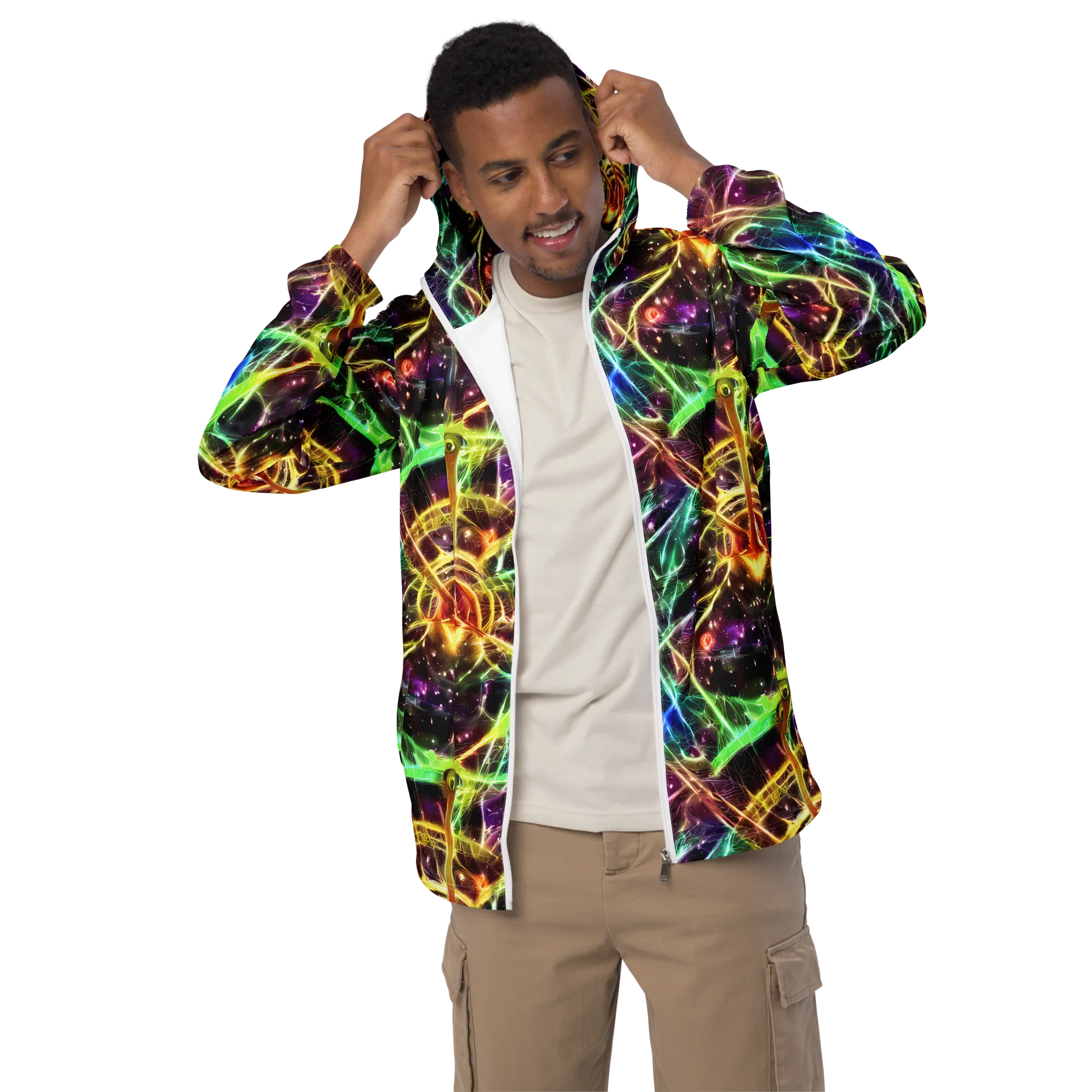 Stellar Thicket on Men's Windbreaker — Front