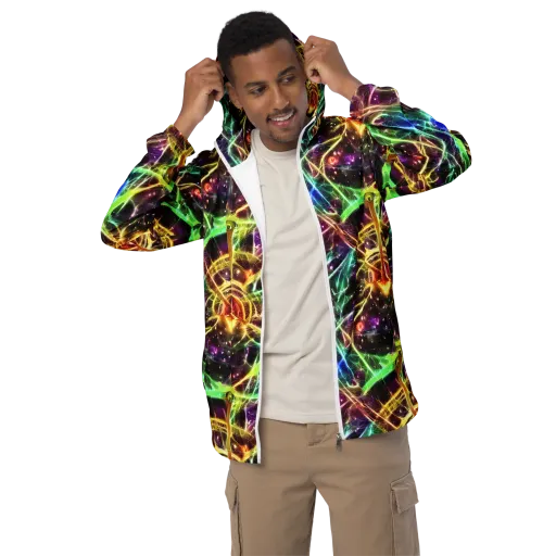 Stellar Thicket on a Men's Windbreaker