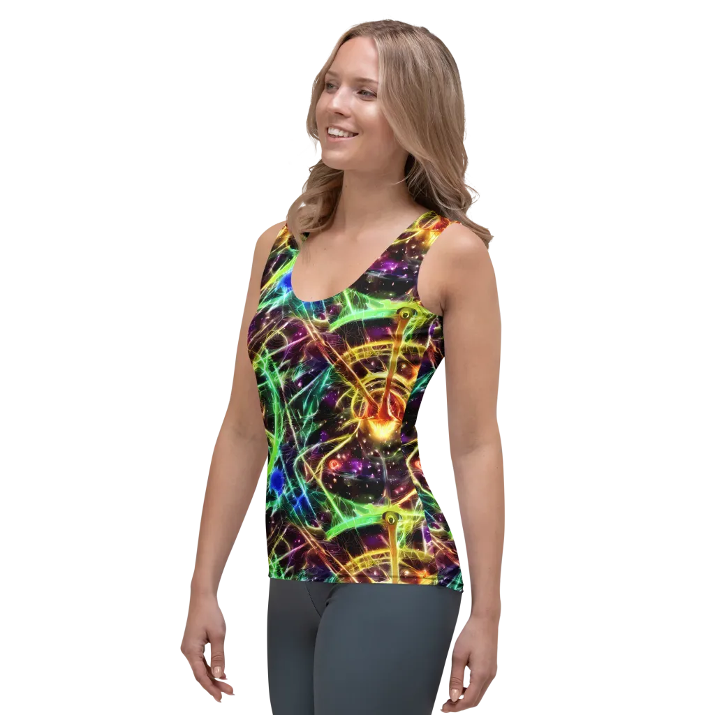 Stellar Thicket on Women's Tank Top — Left Front