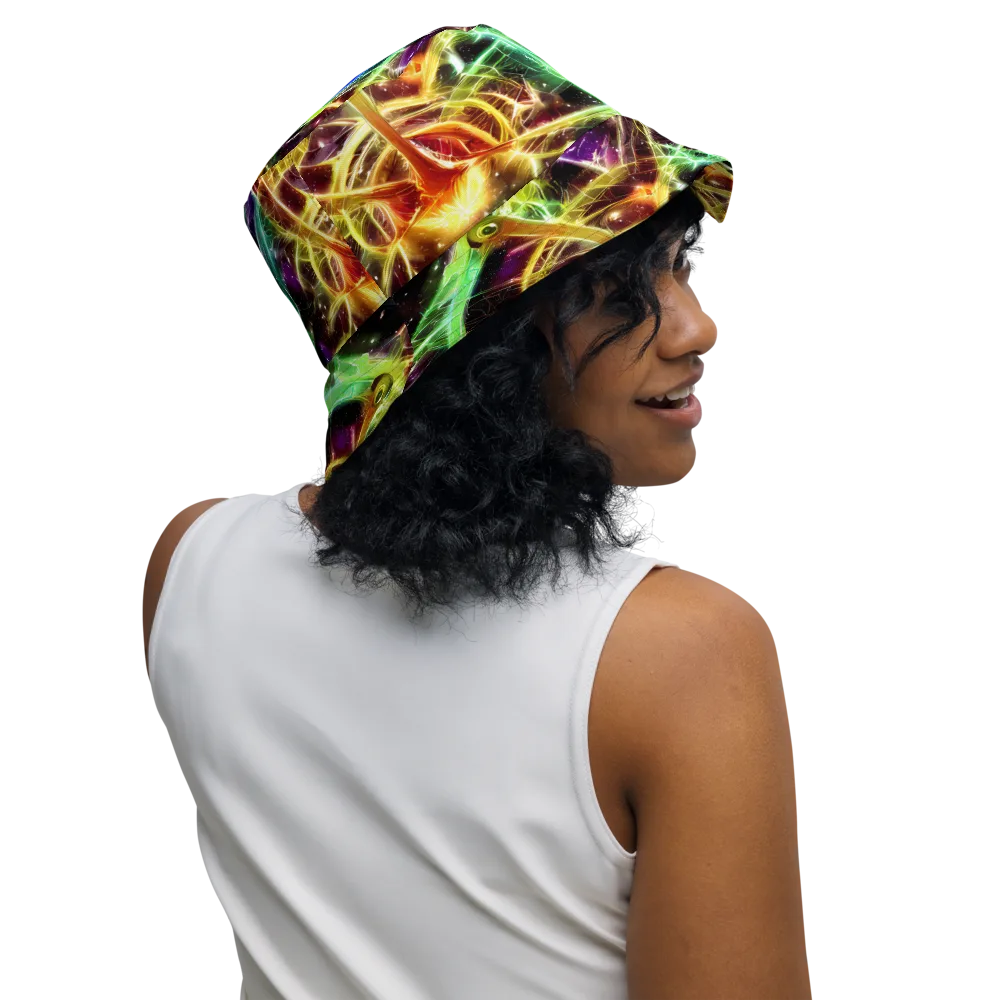 Stellar Thicket on Reversible Bucket Hat — Right Outside