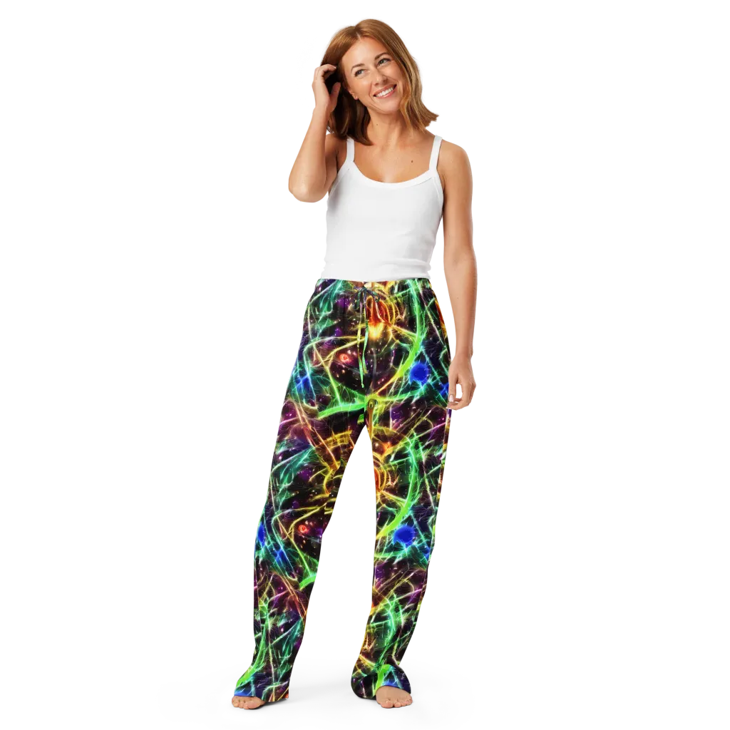Stellar Thicket on Women's Pajama Pants — Front