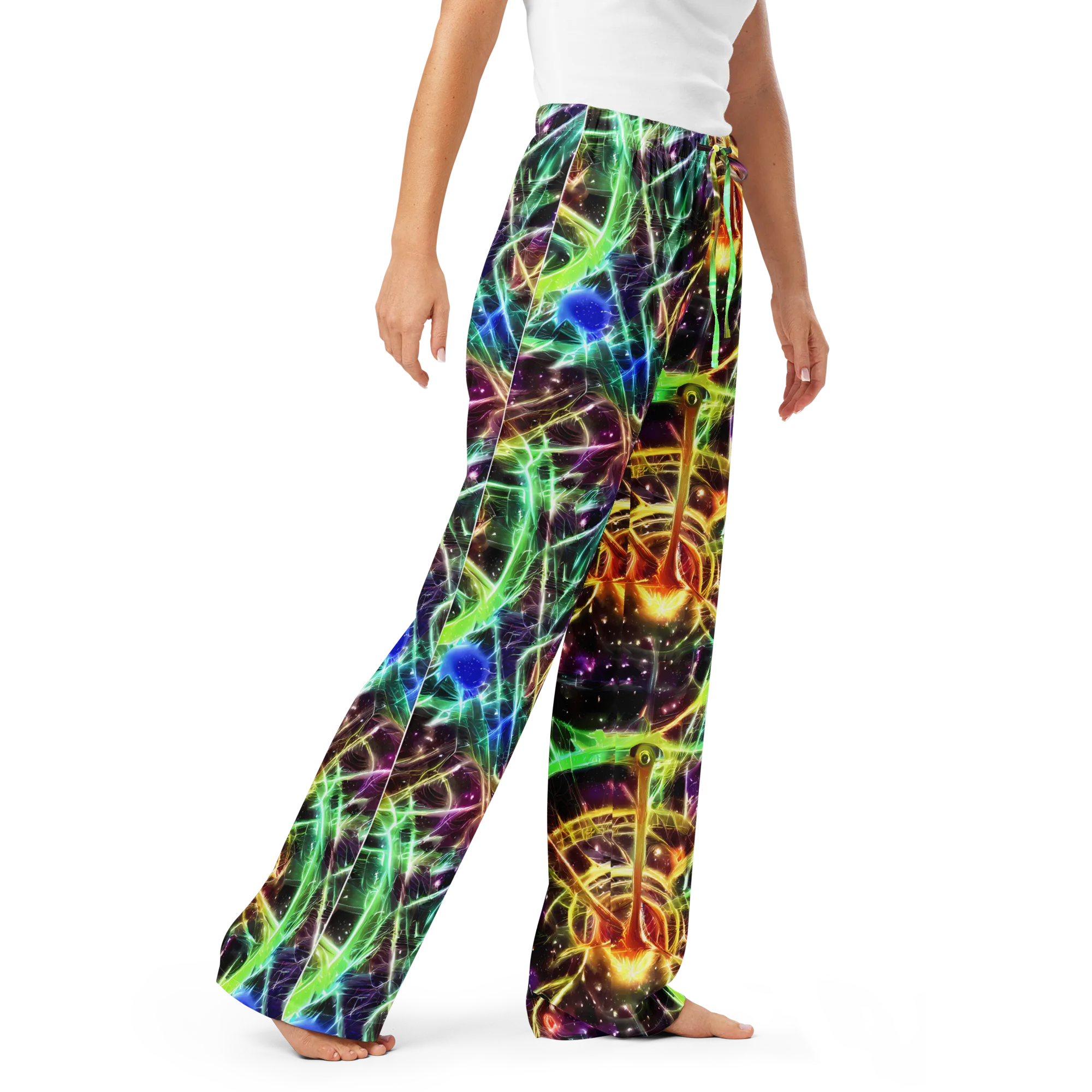 Stellar Thicket on Women's Pajama Pants — Right Front