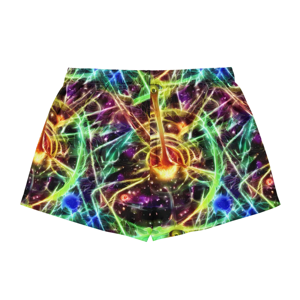 Stellar Thicket on Women's Pajama Shorts — Back