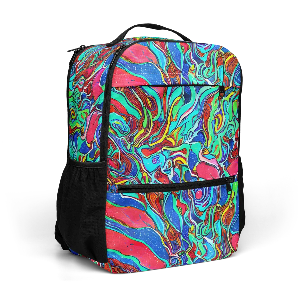 Cosmic Cabaret on Utility Backpack — Right Front