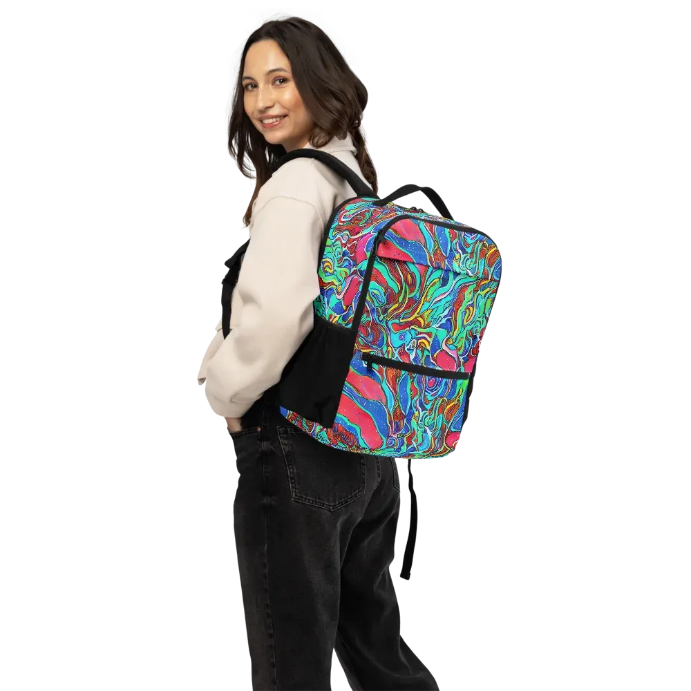 Cosmic Cabaret on Utility Backpack — Back