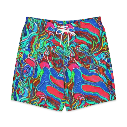 Cosmic Cabaret on a Men's Board Shorts