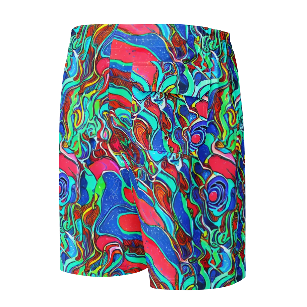 Cosmic Cabaret on Men's Board Shorts — Back