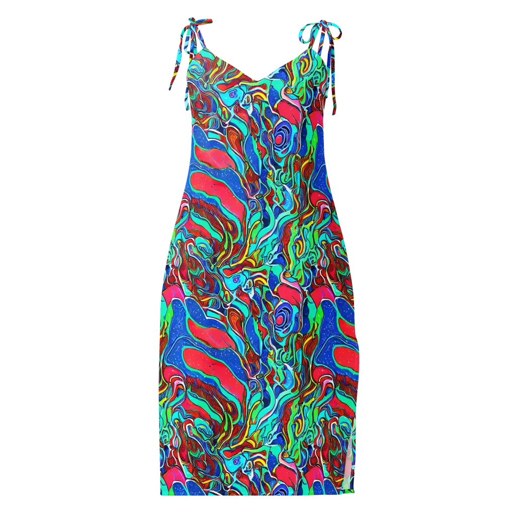 Cosmic Cabaret on Slip Dress — Front