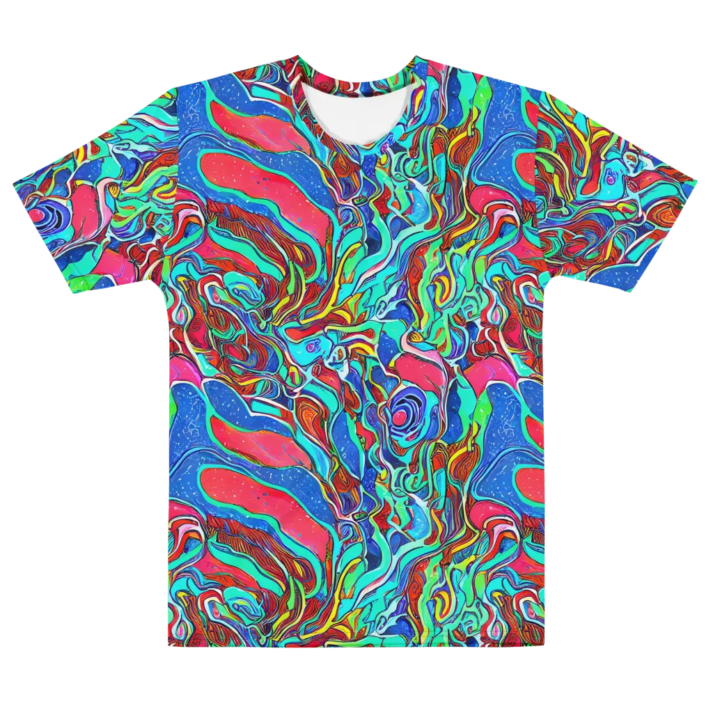 Cosmic Cabaret on Men's Cotton Crew Neck T-Shirt — Front