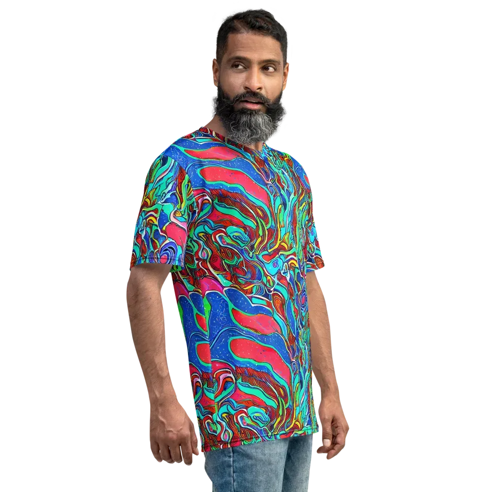 Cosmic Cabaret on Men's Crew Neck T-Shirt — Right