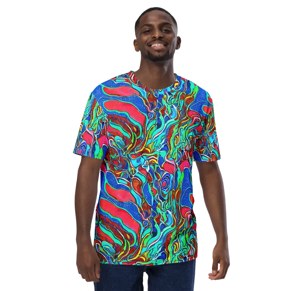 Cosmic Cabaret on Men's Crew Neck T-Shirt — Front