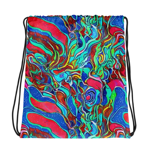 Cosmic Cabaret on a Drawstring Bag