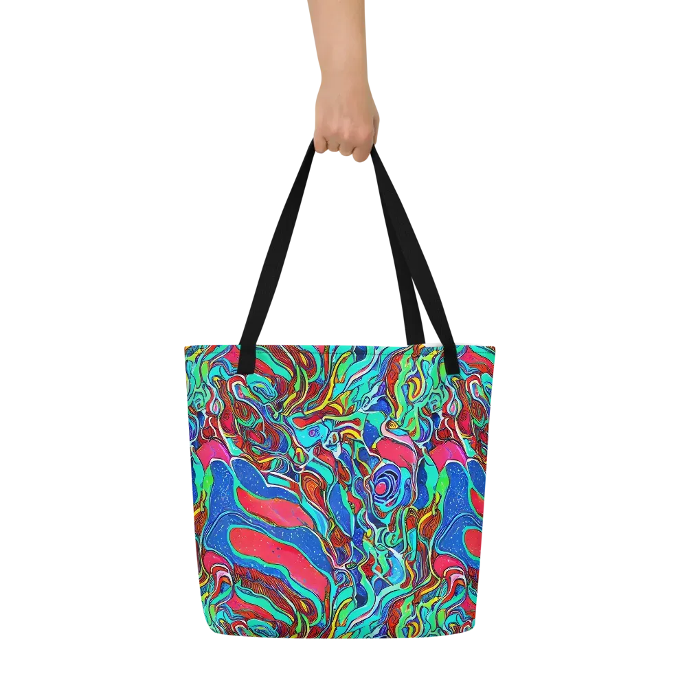 Cosmic Cabaret on Large Tote Bag W/ Pocket — Front