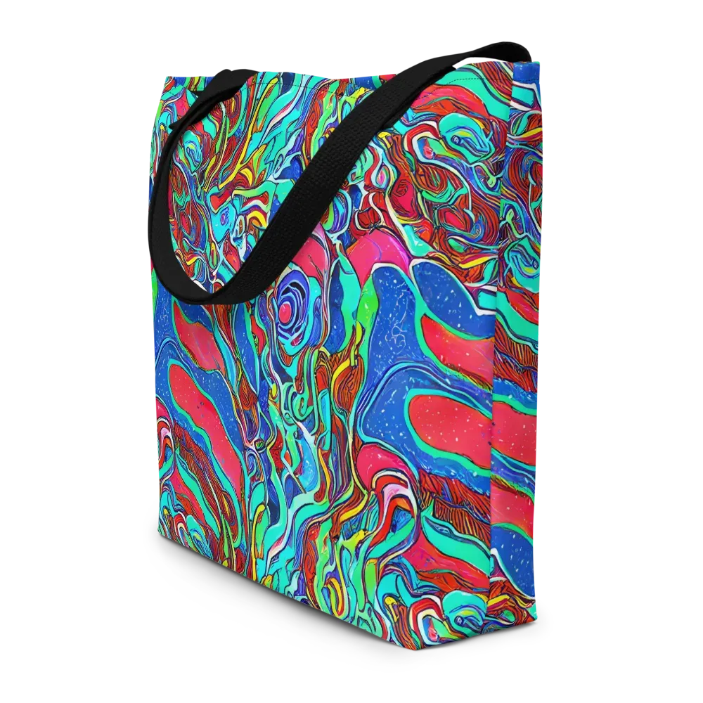 Cosmic Cabaret on Large Tote Bag W/ Pocket — Front