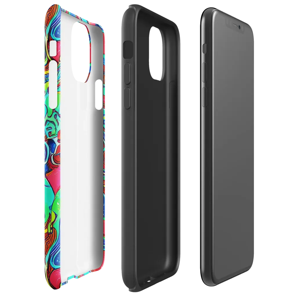 Cosmic Cabaret on Tough Case for iPhone® — Right