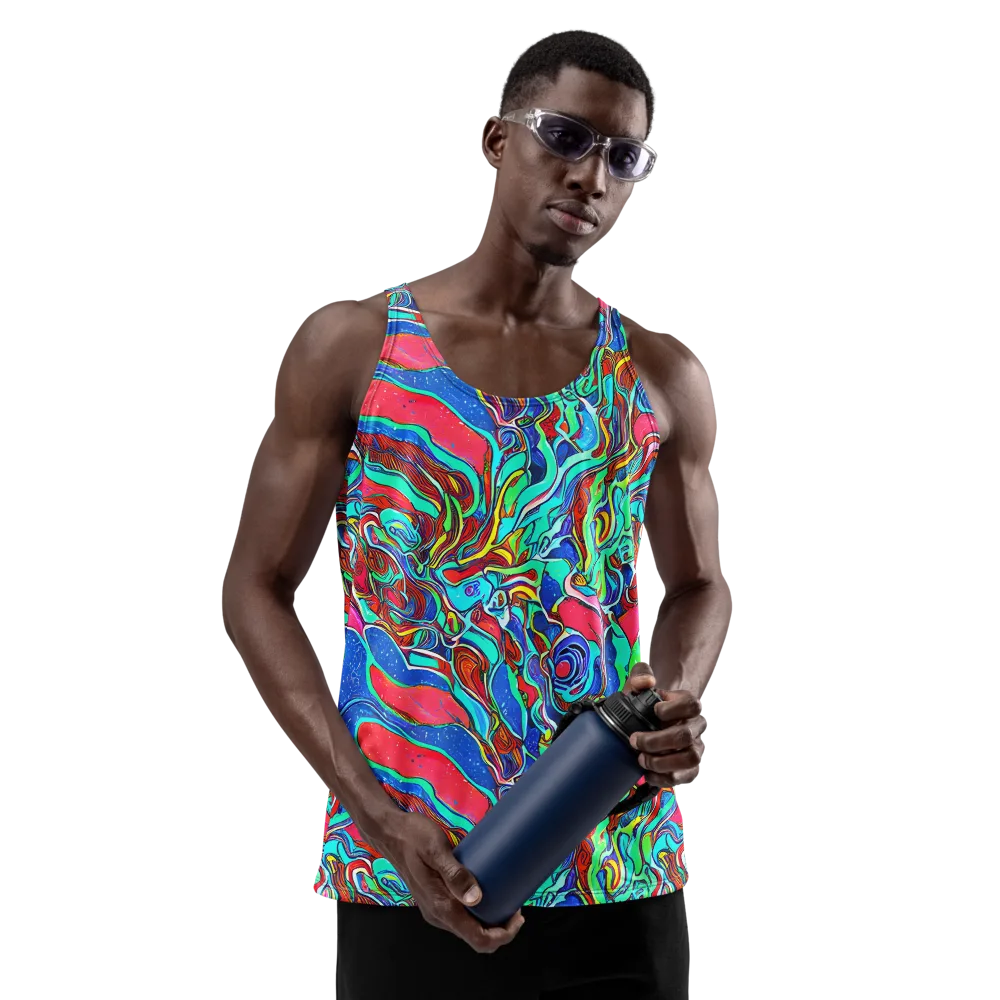 Cosmic Cabaret on Men's Tank Top — Front