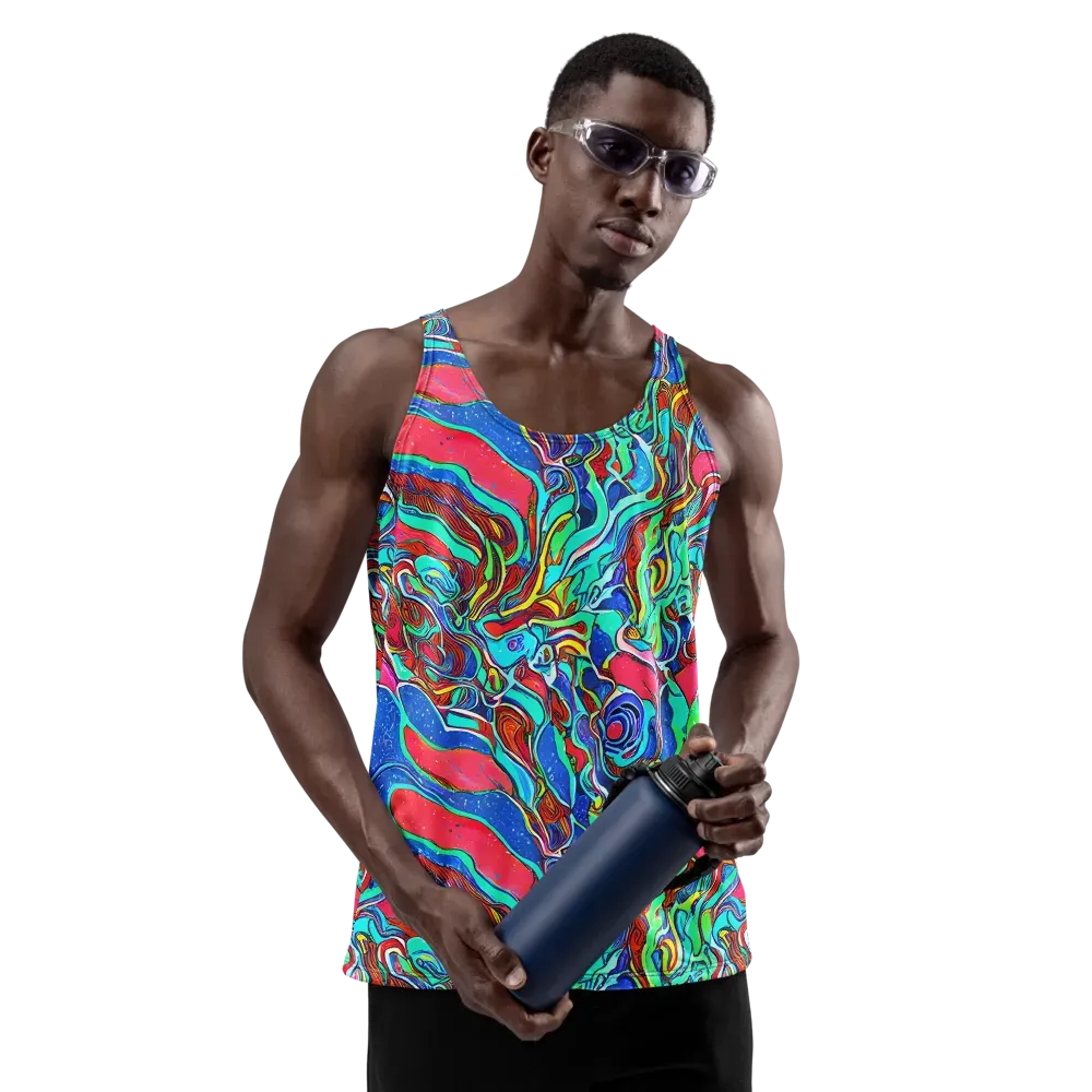 Cosmic Cabaret on Men's Tank Top — Front