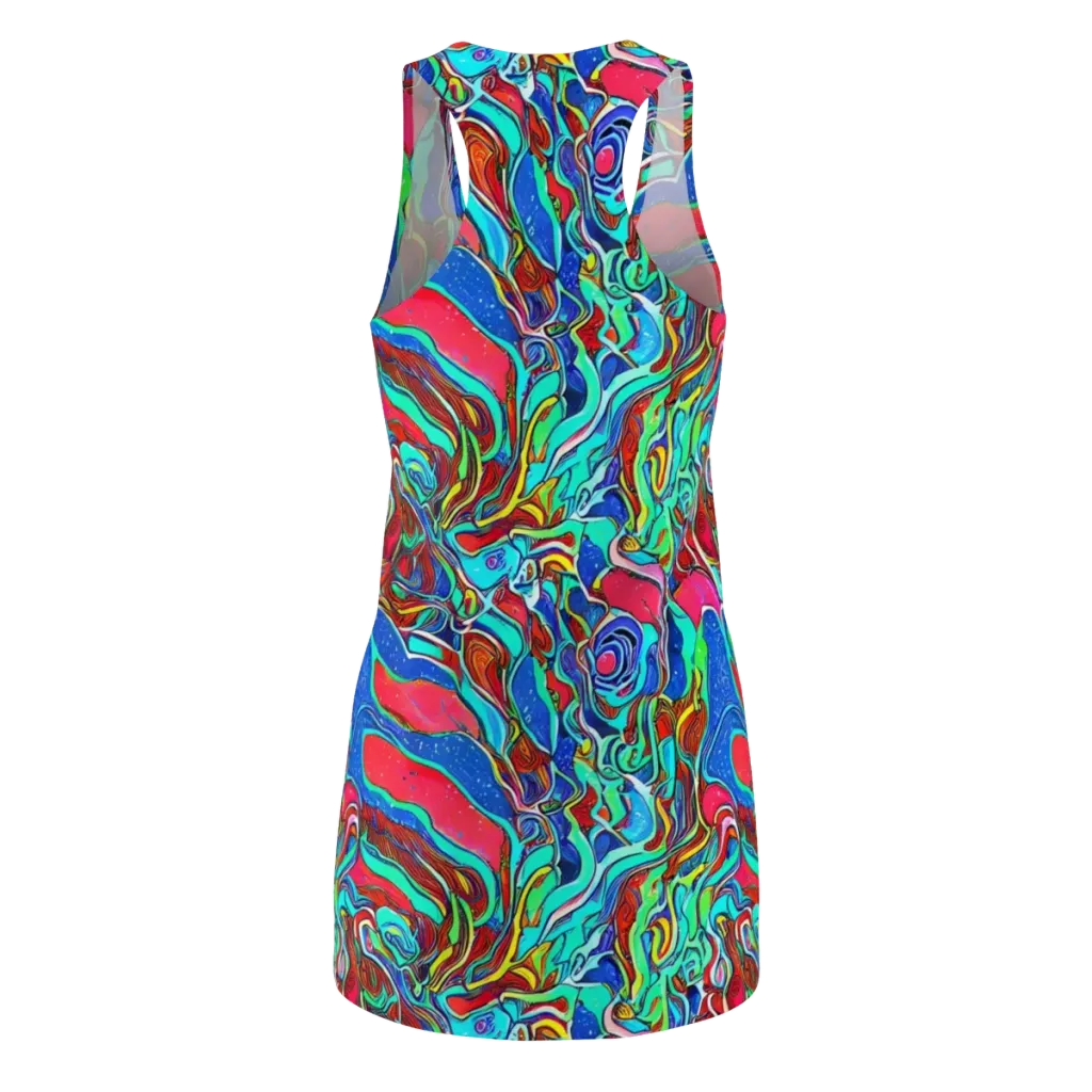 Cosmic Cabaret on Racerback Dress — Back