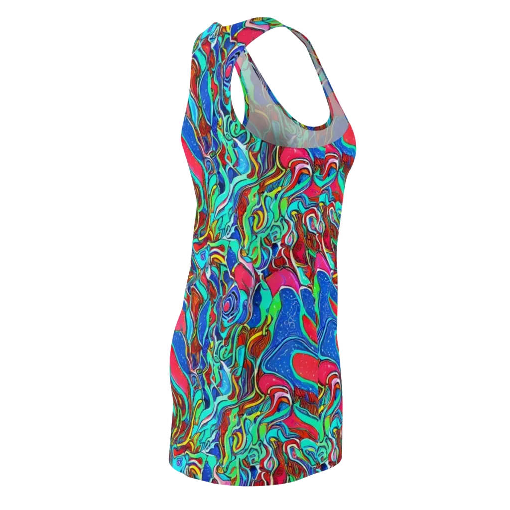 Cosmic Cabaret on Racerback Dress — Back Side