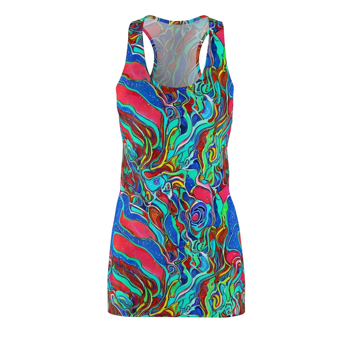 Cosmic Cabaret on Racerback Dress — Front