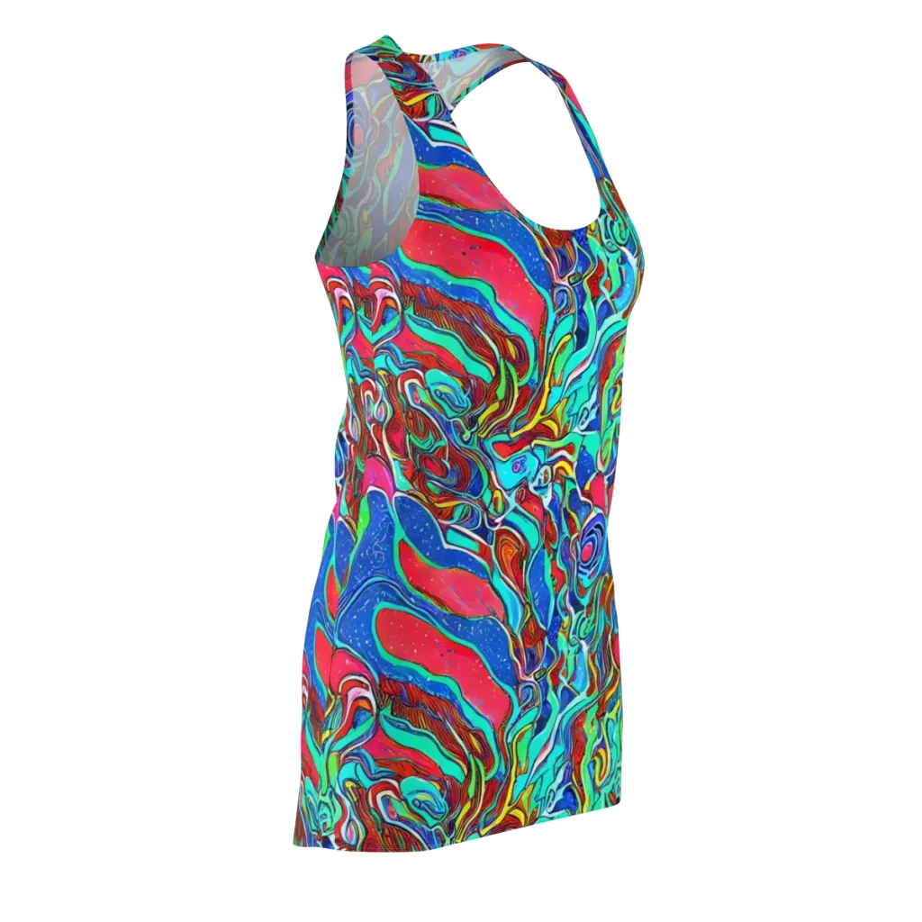 Cosmic Cabaret on Racerback Dress — Front Side
