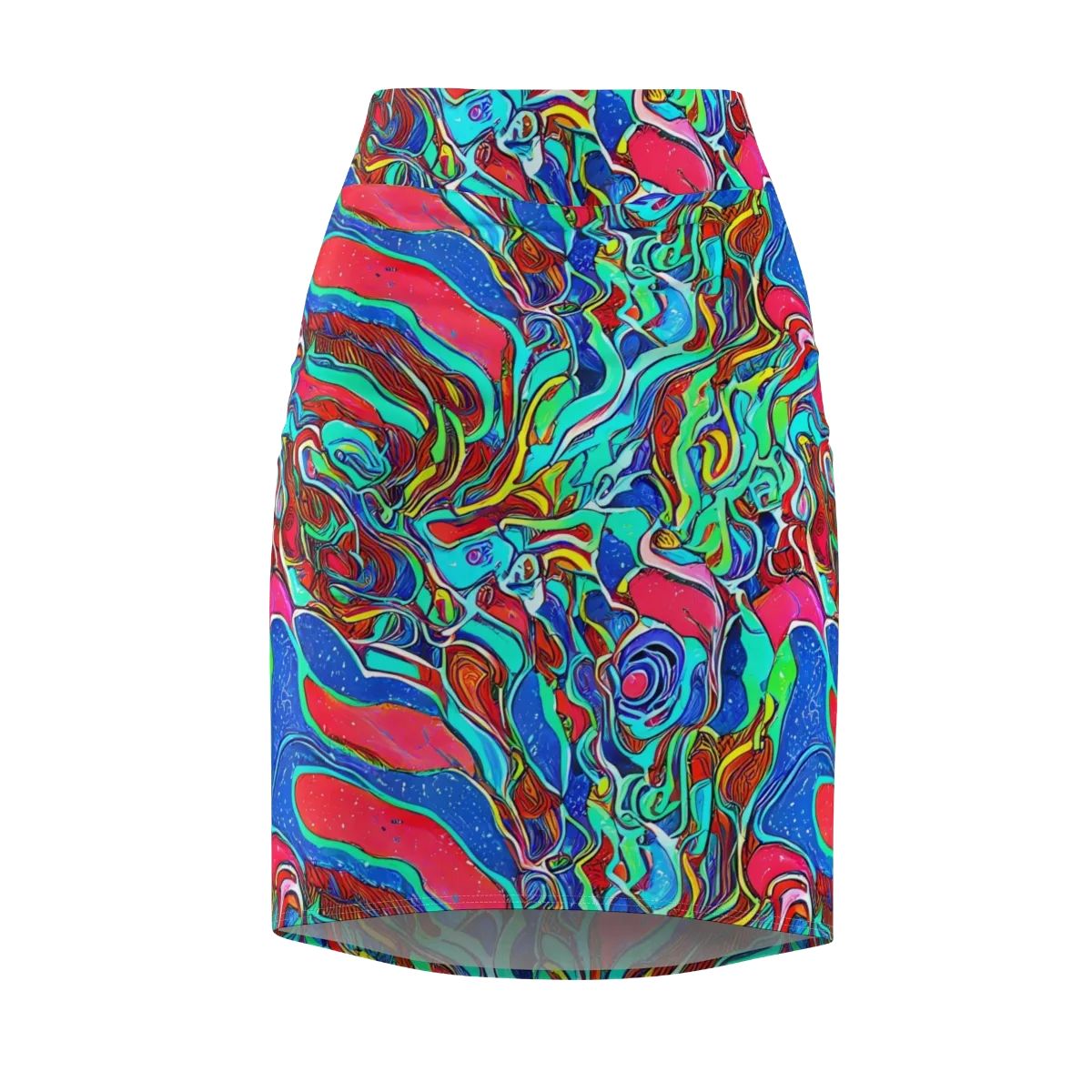 Cosmic Cabaret on Pencil Skirt — Front