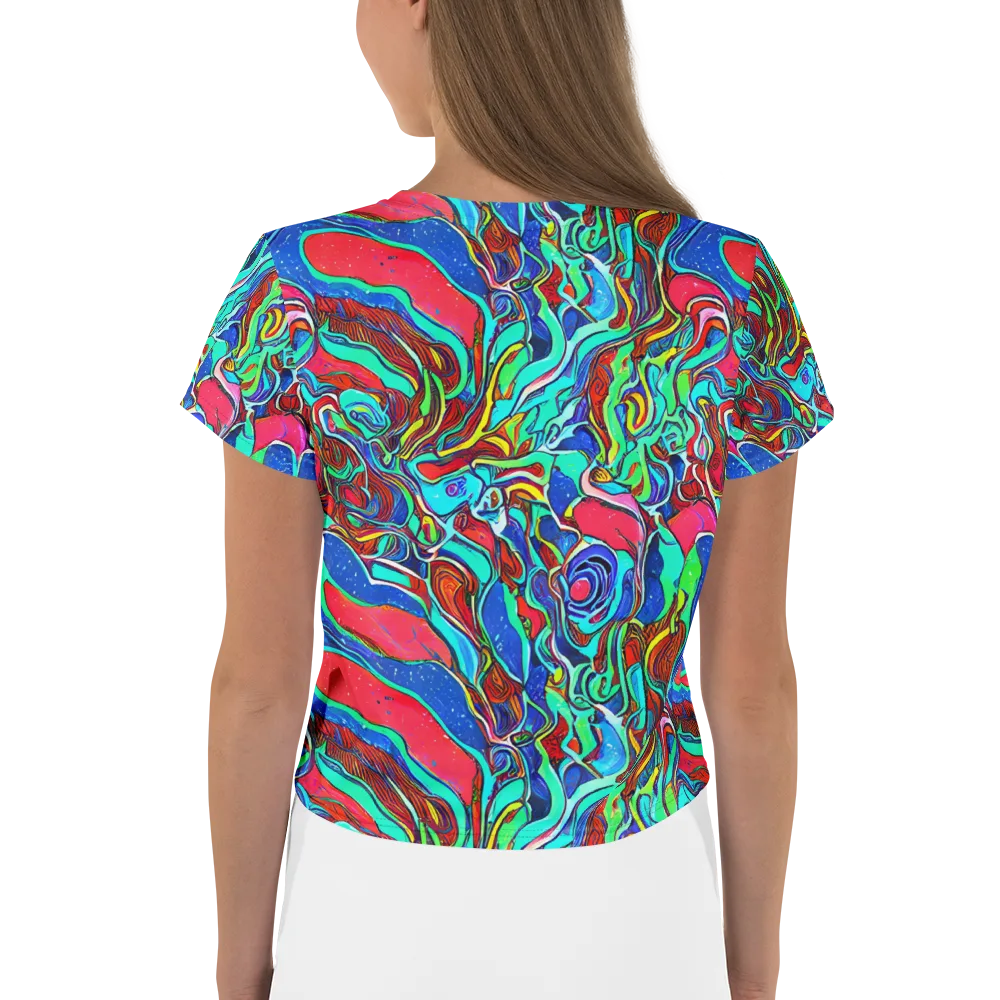 Cosmic Cabaret on Crop Tee — Back