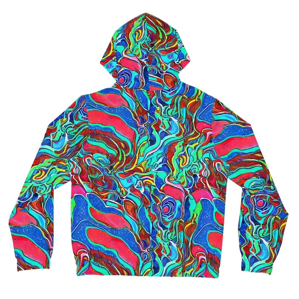 Cosmic Cabaret on Women's Full-Zip Hoodie — Back