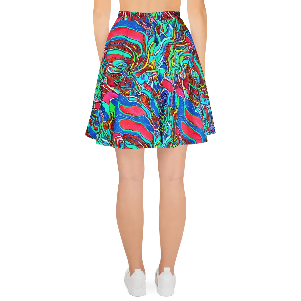 Cosmic Cabaret on Skater Skirt — Back