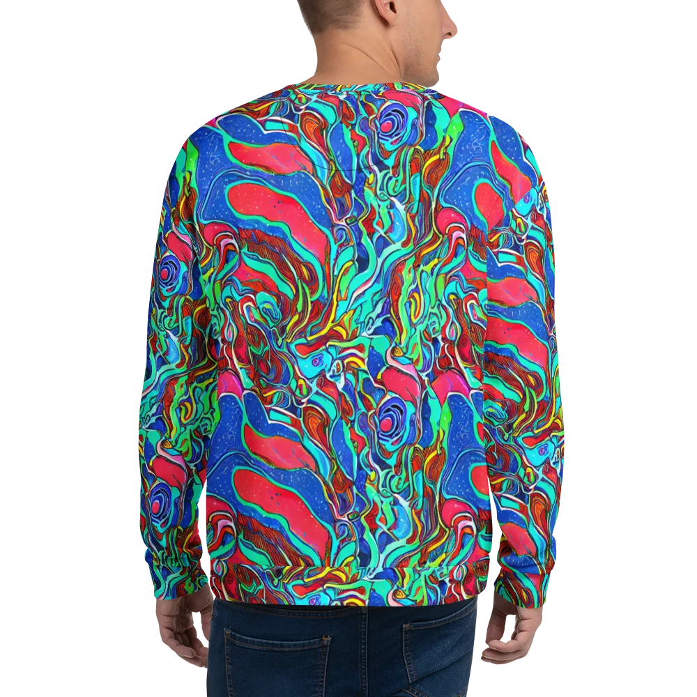 Cosmic Cabaret on Sweatshirt — Back