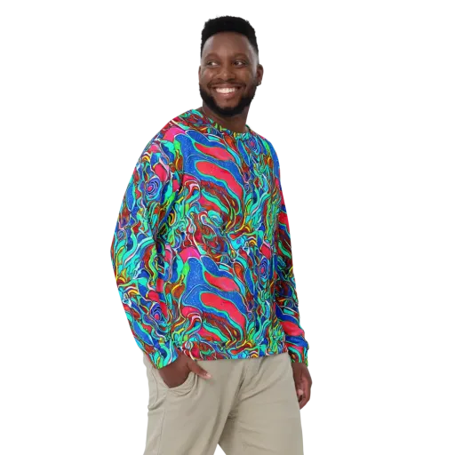 Cosmic Cabaret on a Sweatshirt