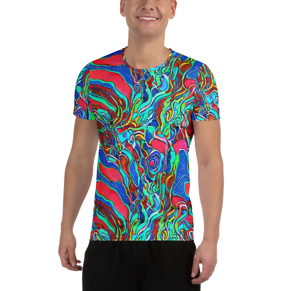 Cosmic Cabaret on Men's Athletic T-Shirt — Front