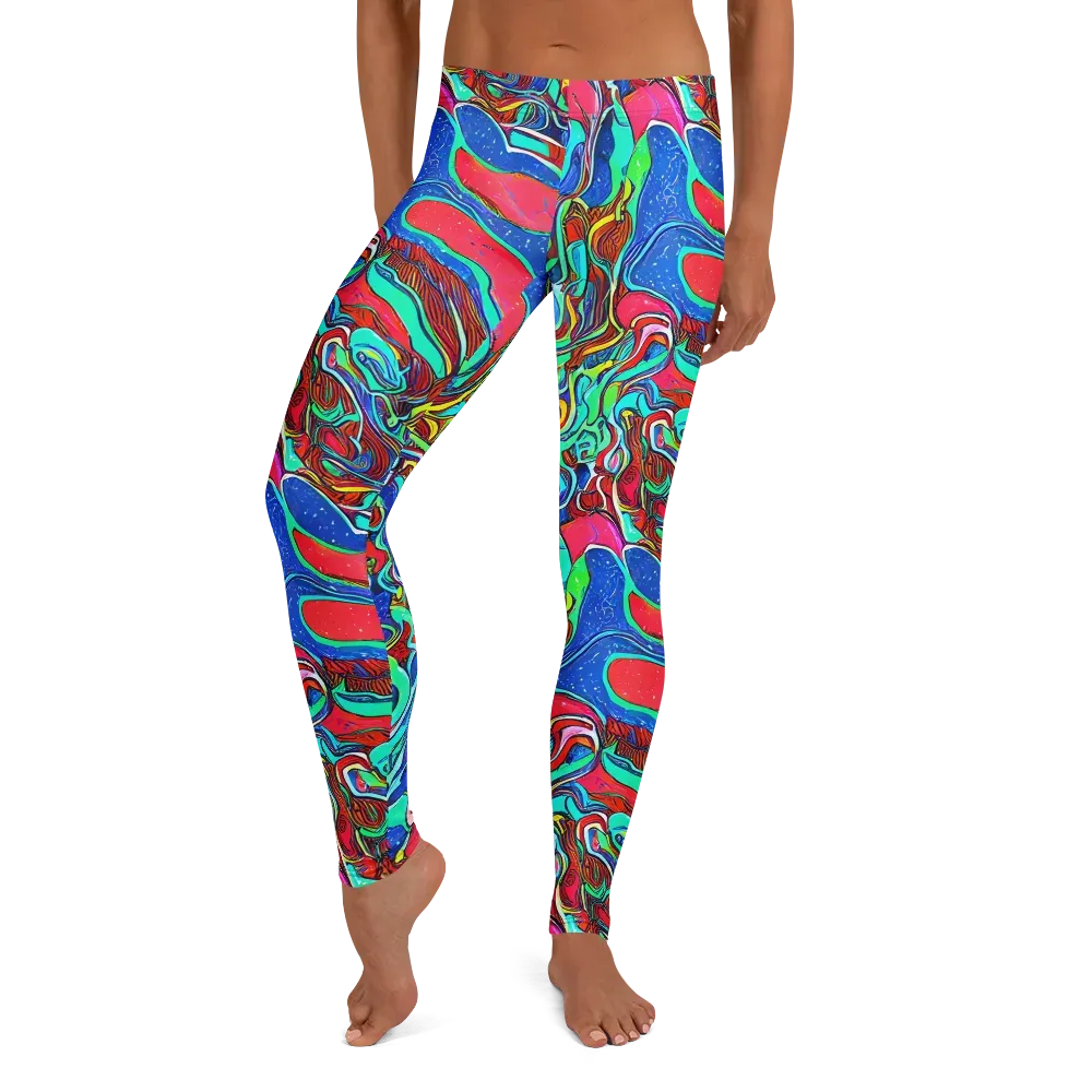 Cosmic Cabaret on Leggings — Front