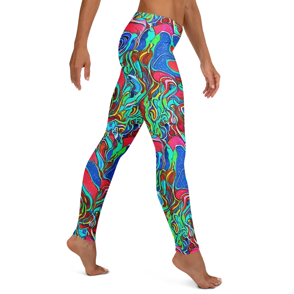 Cosmic Cabaret on Leggings — Right