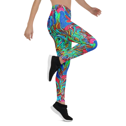 Cosmic Cabaret on a Leggings