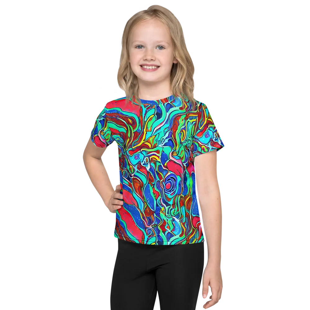Cosmic Cabaret on Kids Crew Neck T-Shirt — Front