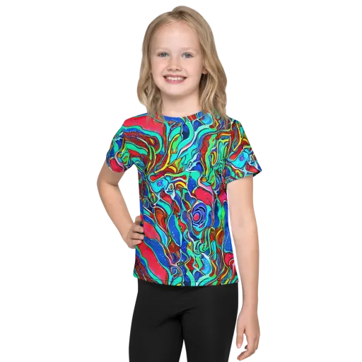 Cosmic Cabaret on a Kids Crew Neck T-Shirt