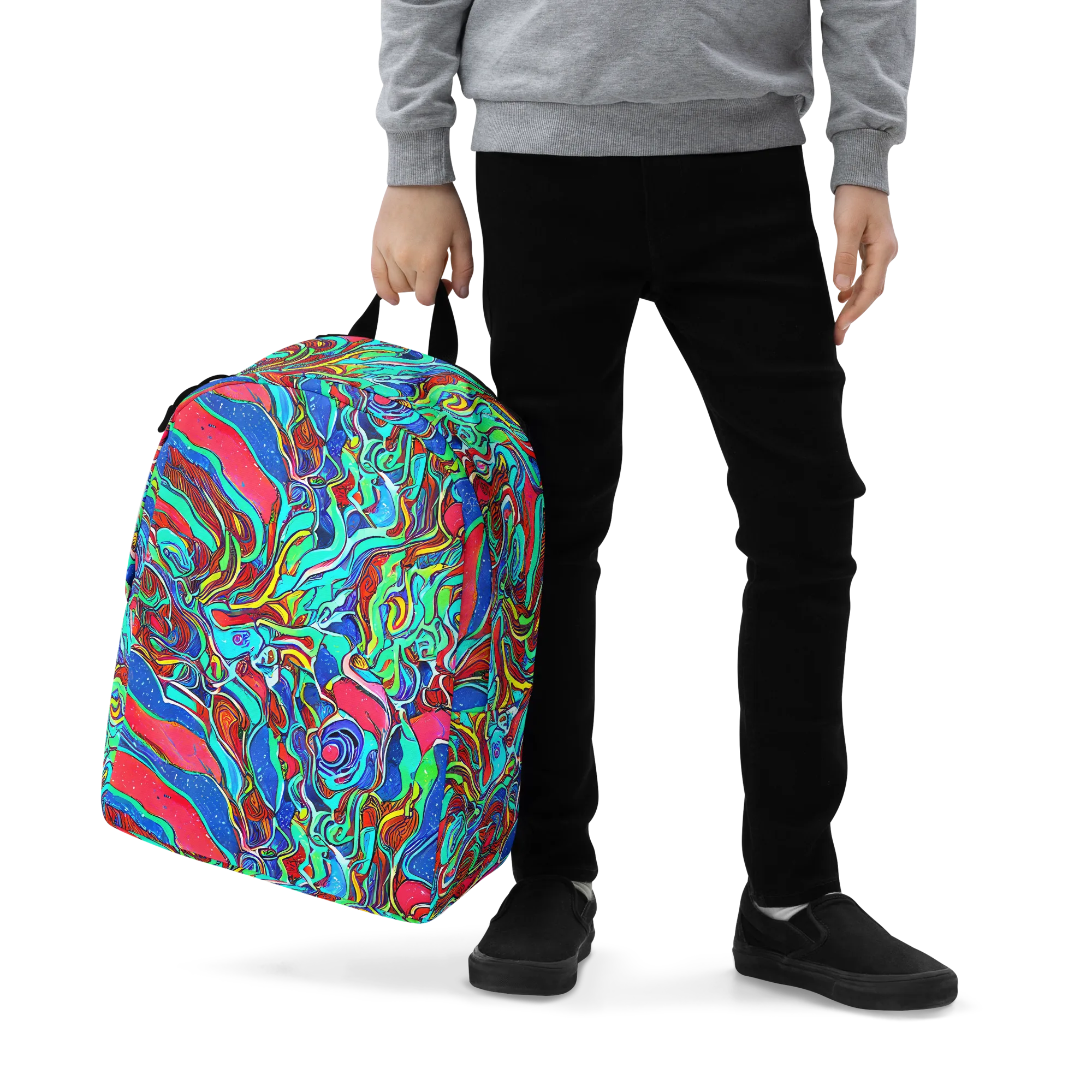 Cosmic Cabaret on Minimalist Backpack — Zoomed-in