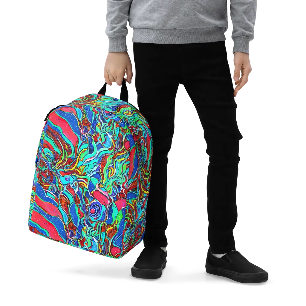 Cosmic Cabaret on Minimalist Backpack — Zoomed-in